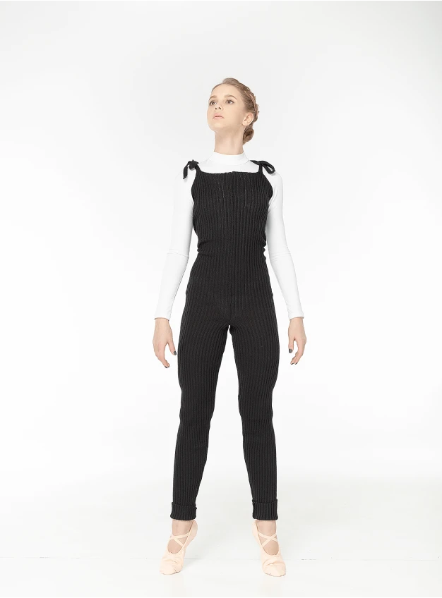 Комбинезон RK1 Dance.me, Украина, шерсть/акрил, 2*2, Черный