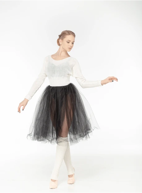 Dance Me Рукава закриті кулір, вовна, білий