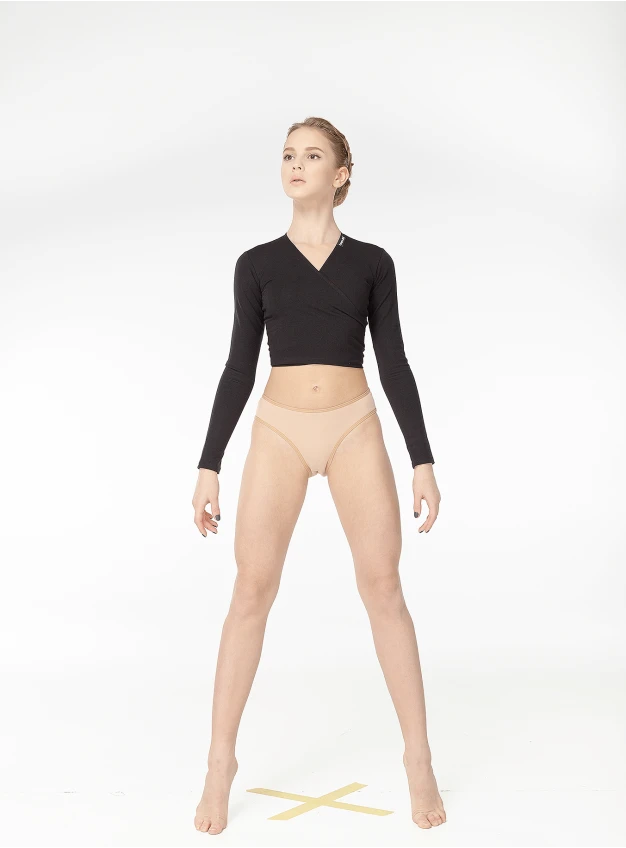 Brief TR340 female, beige, viscose