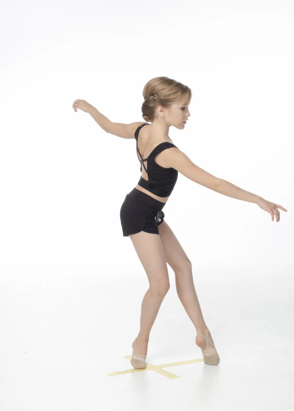 Шорти SH654-7 для дівчинки, чорний, бавовна