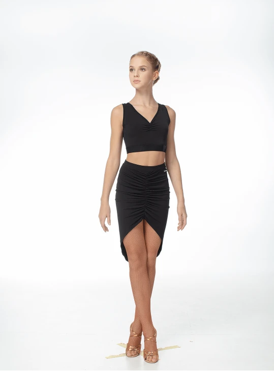 Спідниця UL722-14 жіноча, чорний, масло