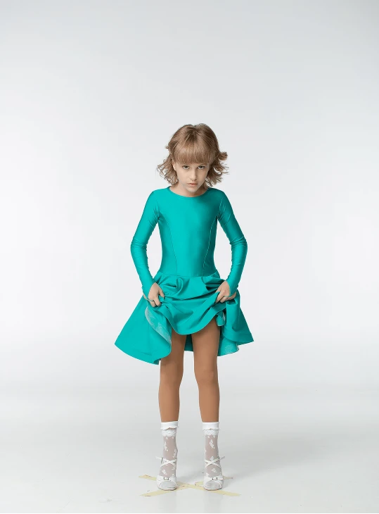 Бейсік BS420DR# для дівчинки, зелений №25, біфлекс