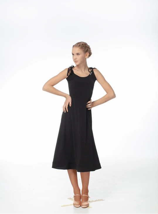 Сукня PS704# жіноча, чорний, масло