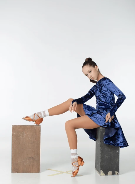 Бейсік BS420DR-13С# для дівчинки, електрик, бархат