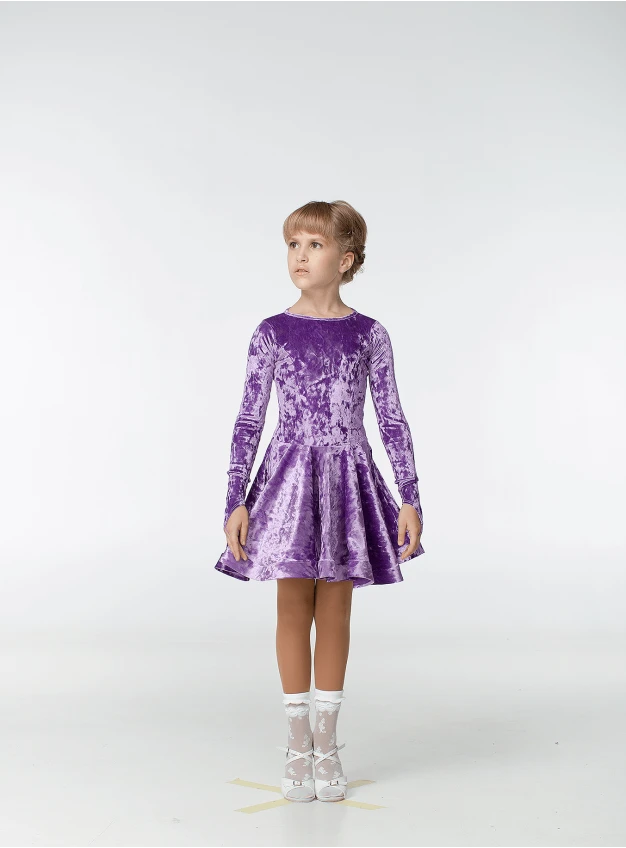 Бейсік BS420DR-13С# для дівчинки, бузковий, бархат
