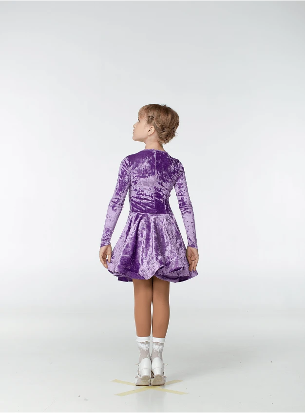 Бейсік BS420DR-13С# для дівчинки, бузковий, бархат