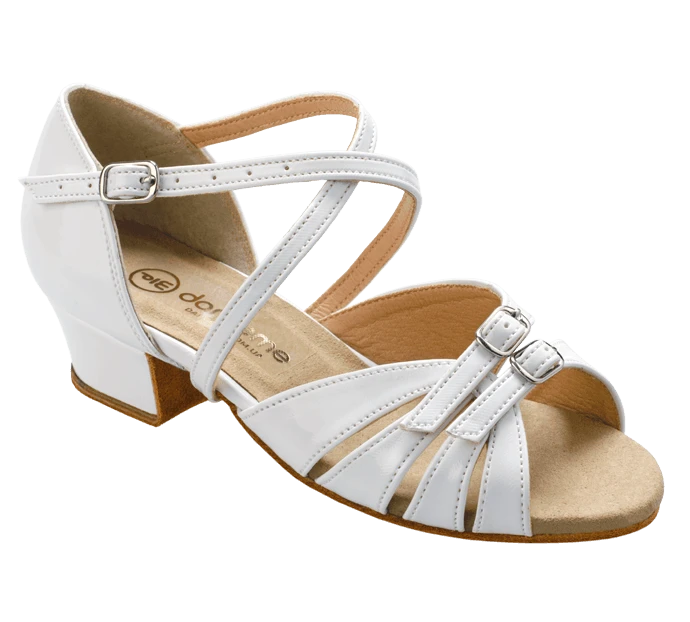 Взуття блок-каблук 2001 для дівчинки, білий