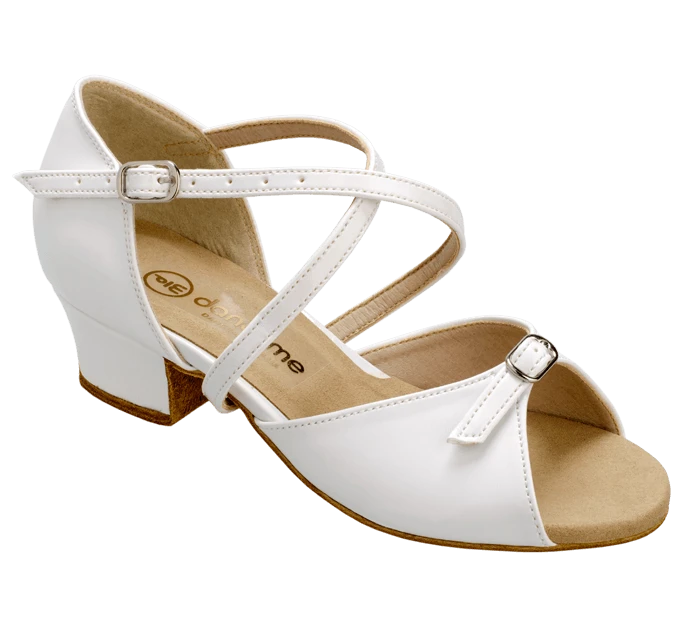 Взуття блок-каблук 2061 для дівчинки, білий