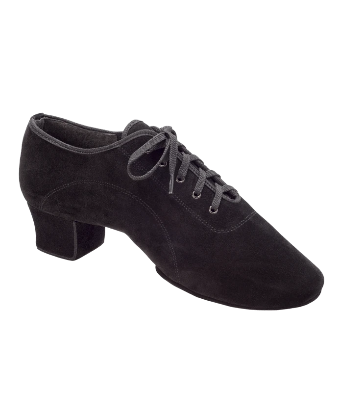 Чоловічі туфлі для латини Dance Me 5207, чорний нубук