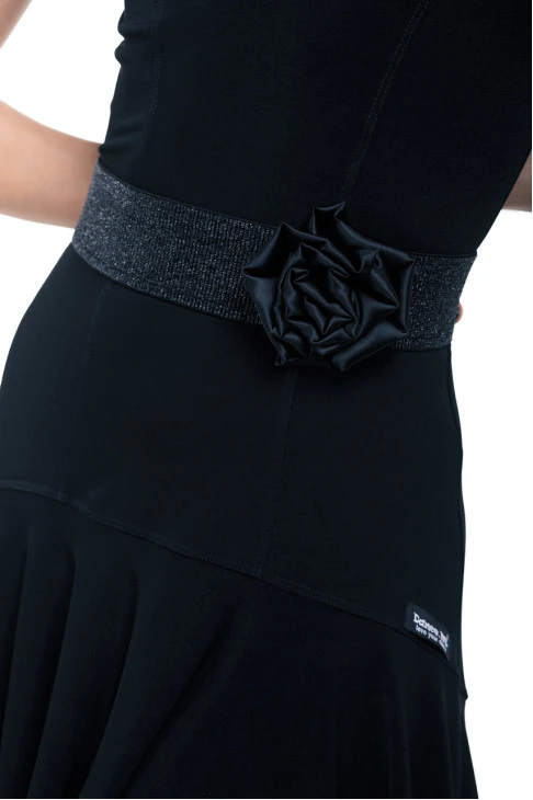 Dance Me Пояс Троянда 247 дитячий, чорний