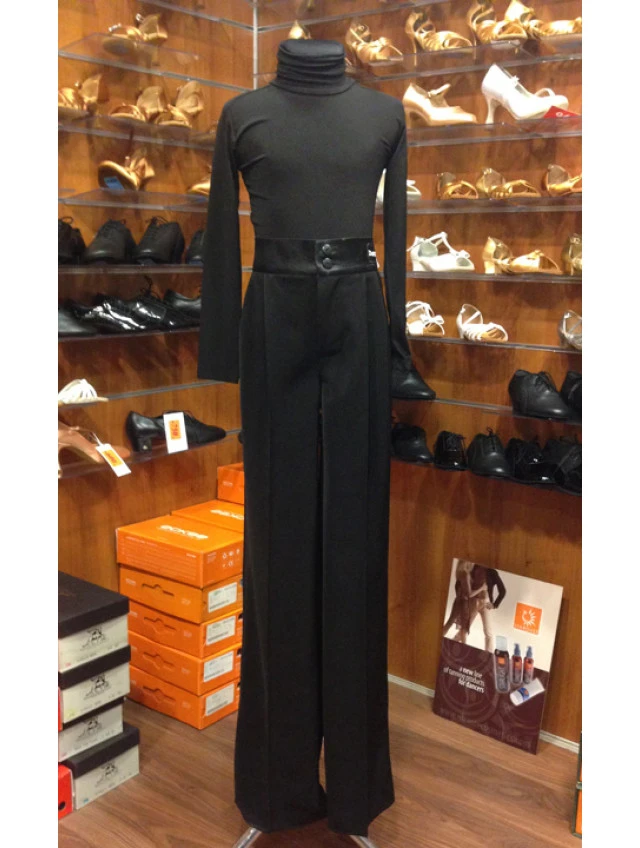 Штани BRM370 чоловіча, чорний, костюмна тканина