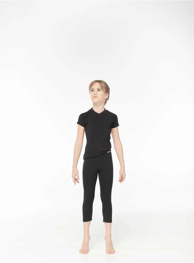 Футболка дитяча F727KR чорний, масло