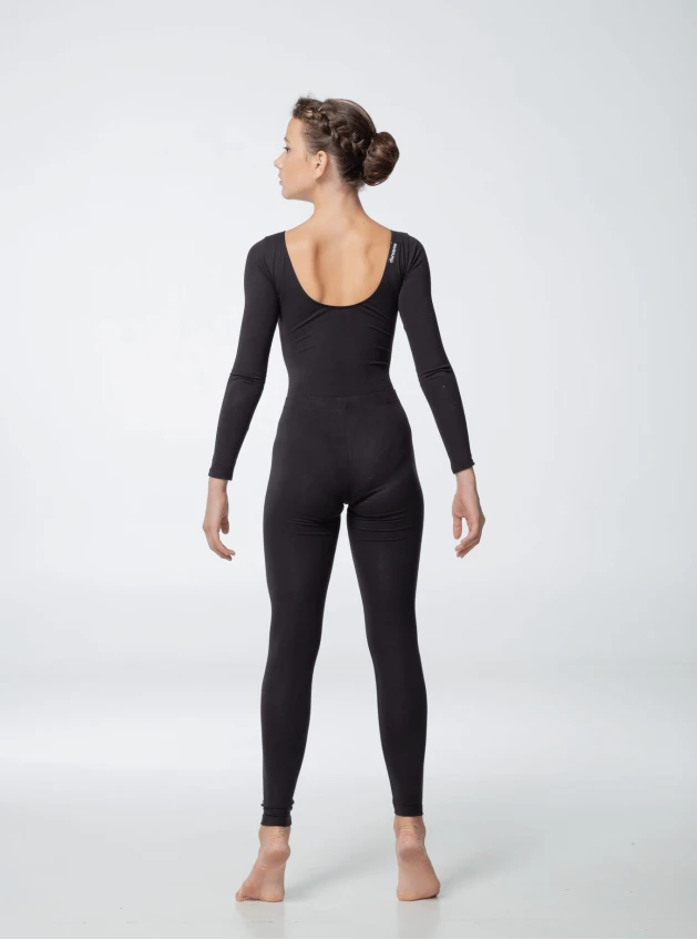 Dance Me Women's leggings, long, L61, viscose, black