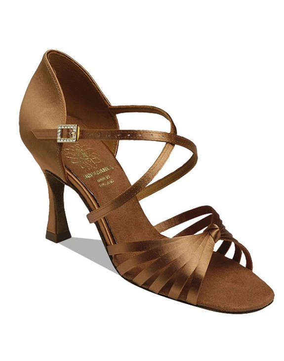 Обувь женская латина 1066 женская, Dark Tan