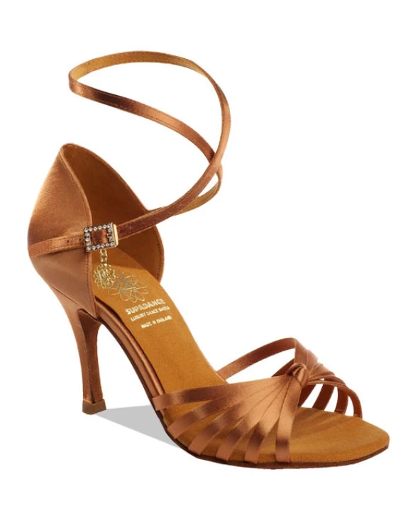 Обувь женская латина 1166 женская, Dark Tan