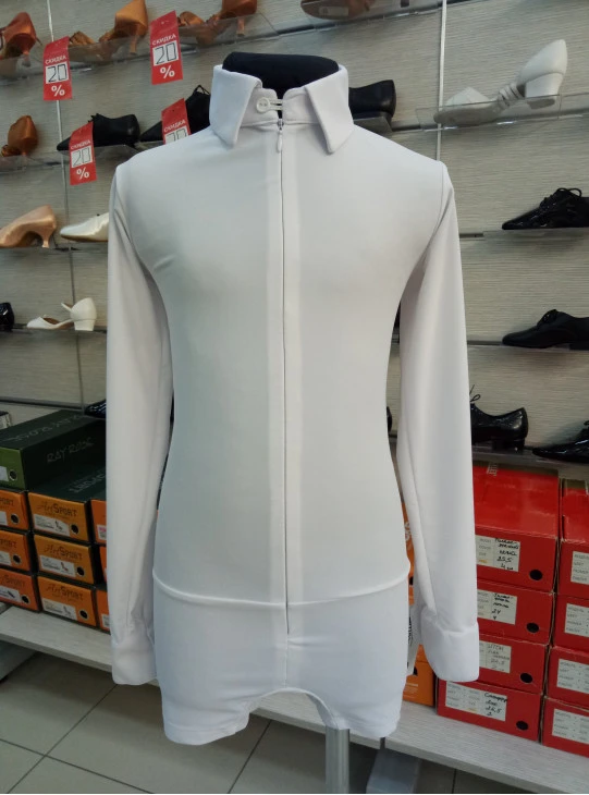 Сорочка R408 для хлопчика, білий, біфлекс