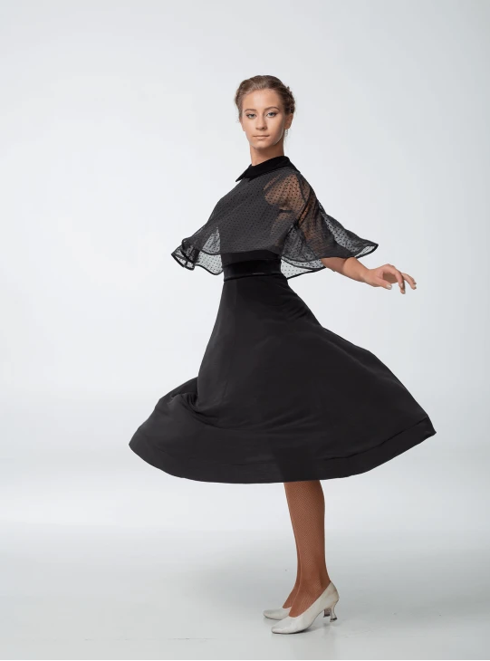 Сукня PS433-6# жіноча, чорний, масло, сітка+бархат