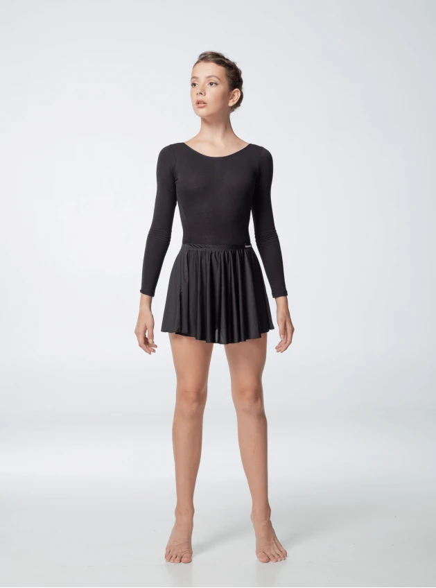 Dance Me Спідниця-хітон жіноча "Сонце" UH54, масло, чорний